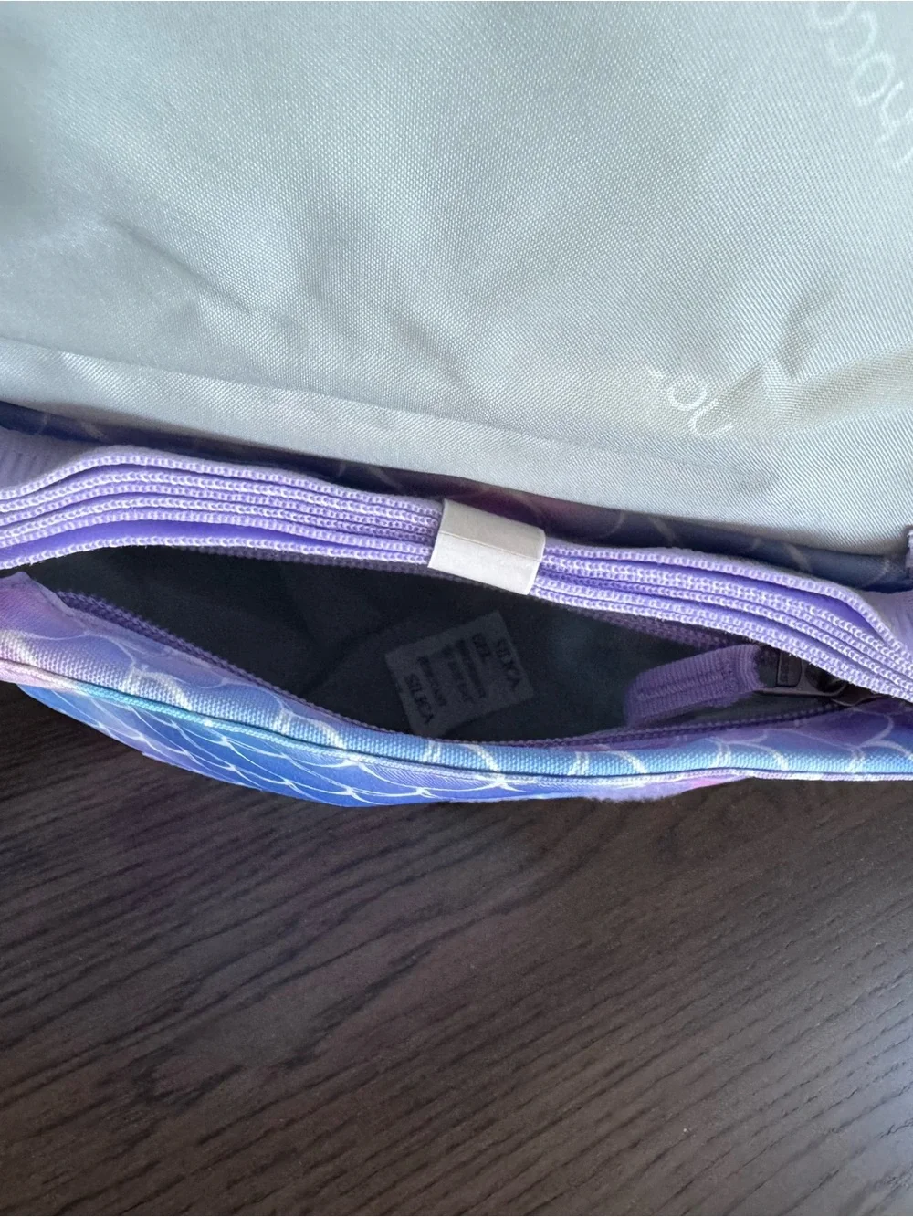 NWT Pastel Mermaid Scale Crossbody Bag - Lavender Blue Pink